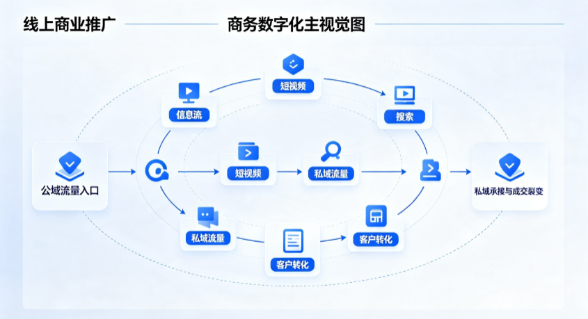 任城区线上商业推广怎么做？全域流量闭环搭建与低成本转化实战指南